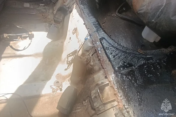В Архиповке средь бела дня вспыхнул «ВАЗ»